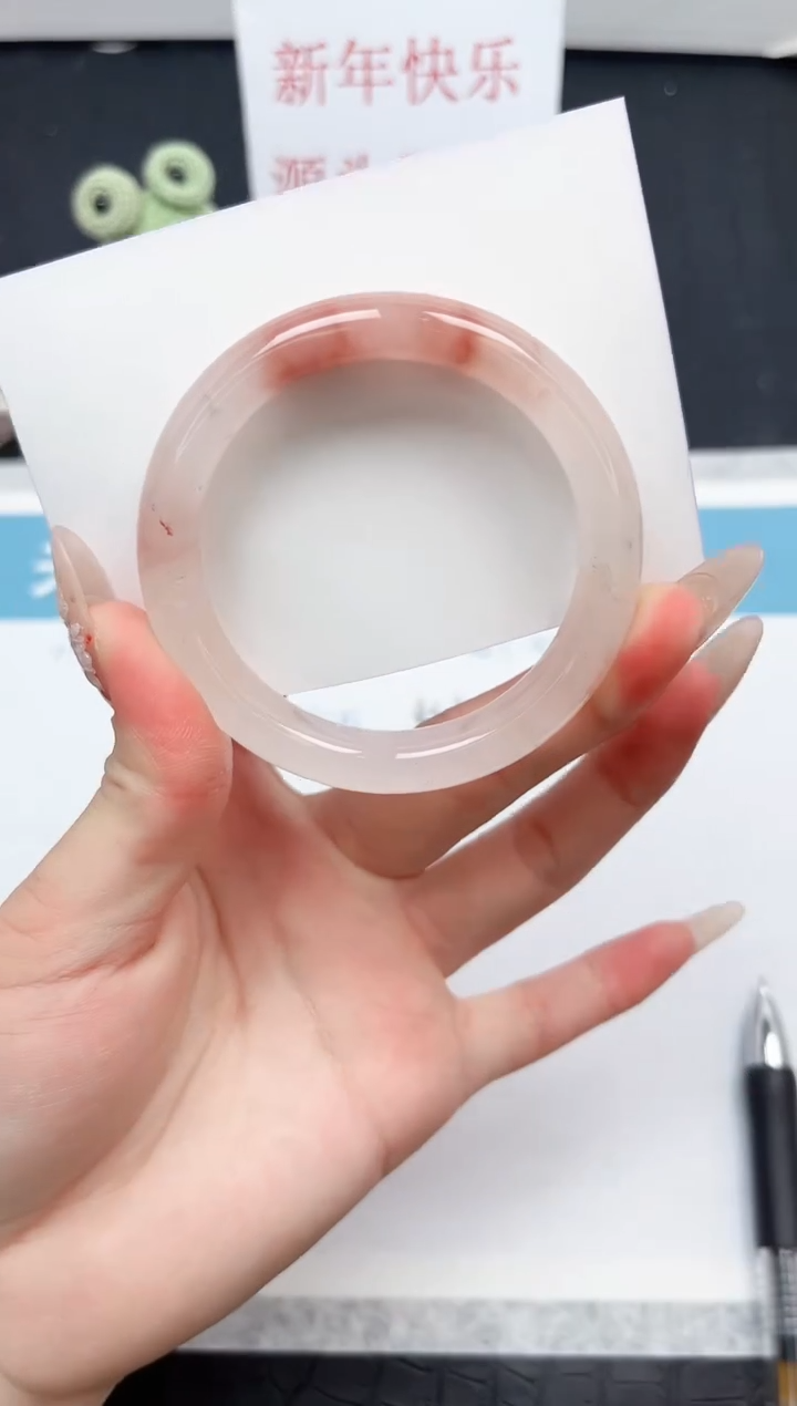 【闪购商品】石英质玉手镯未镶嵌64-51.7