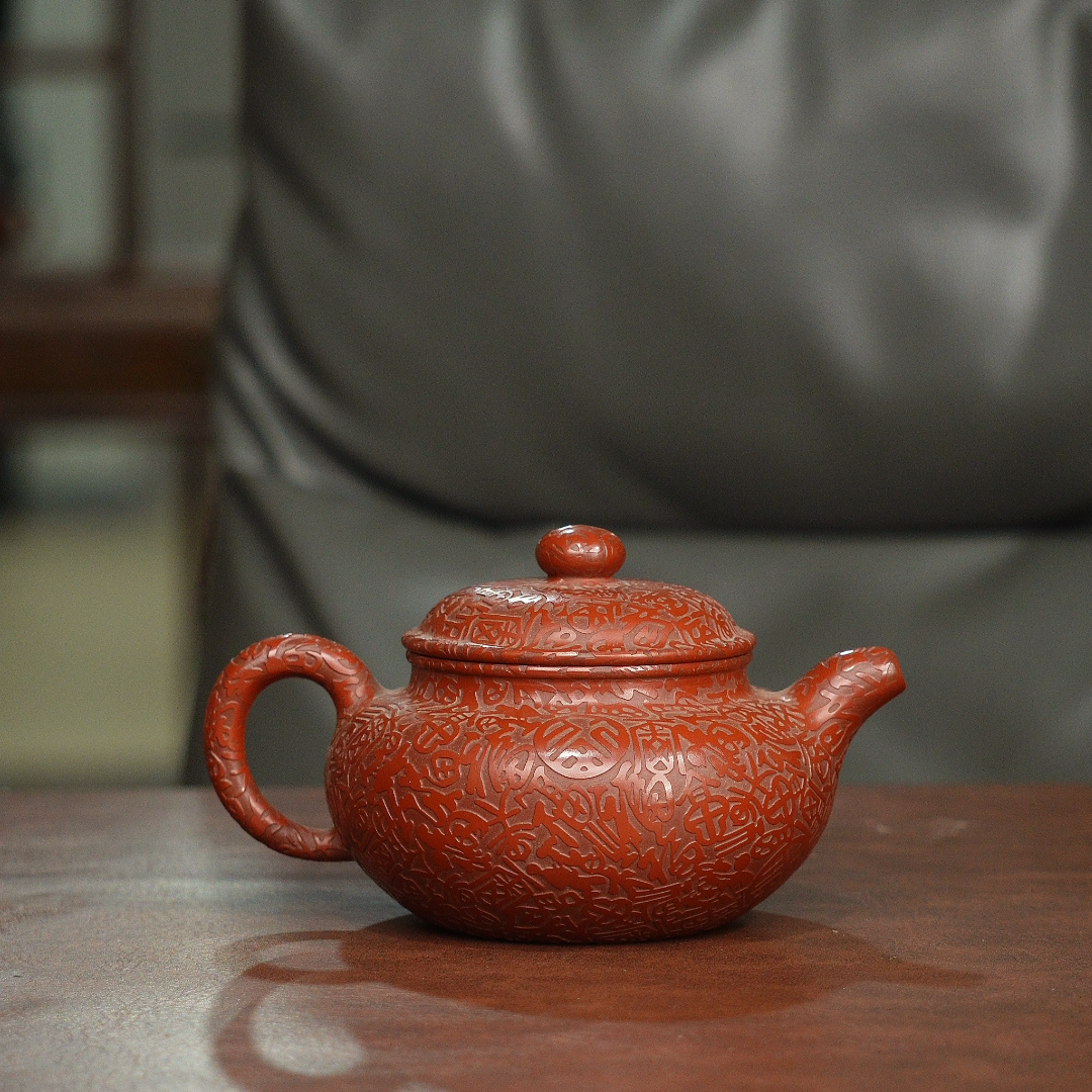 新款宜兴手工茶壶朱泥仿古朱泥茶壶茶具