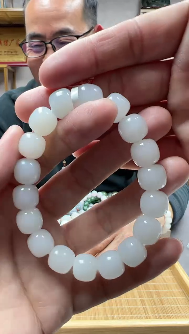 【闪购商品】和田玉手链未镶嵌12于阗