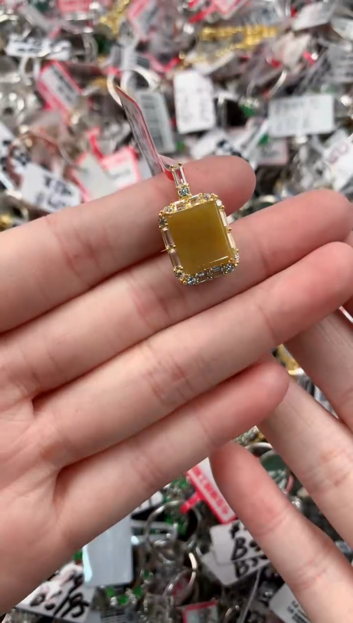 银S925镶嵌戒指翡翠555----2