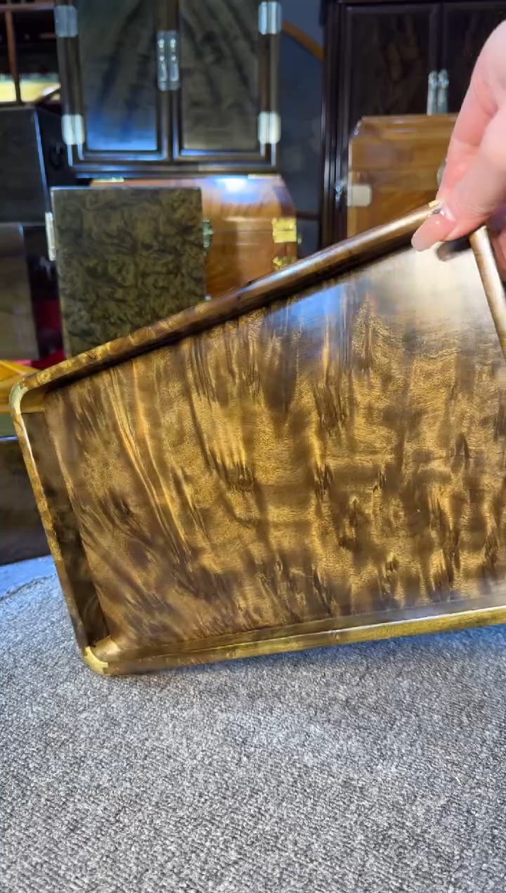 【闪购商品】乌木类成套家具精品乌木托盘