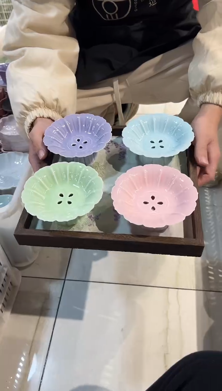 瓷片瓷微瑕商品 介意勿拍 【带托盘布垫】
