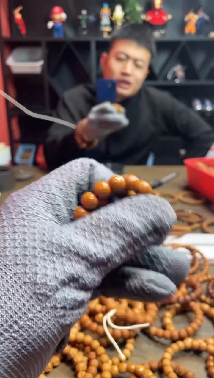 手串猴头核桃013 猴头手串 性价比 包毕业 云锦 全品