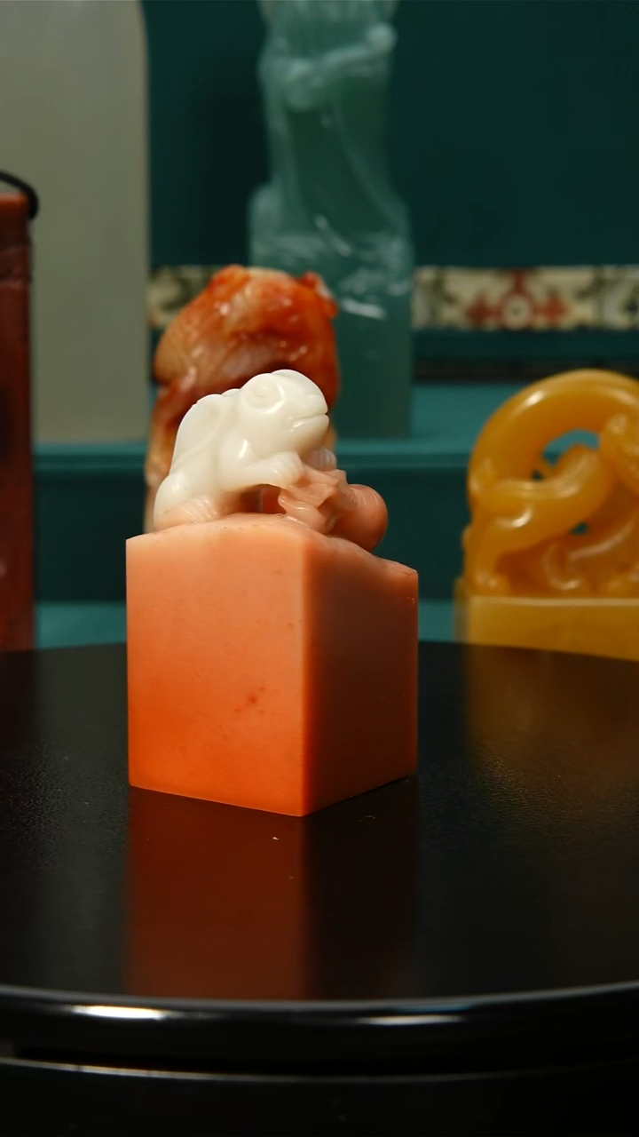 寿山石印石你*田寿山石印章09