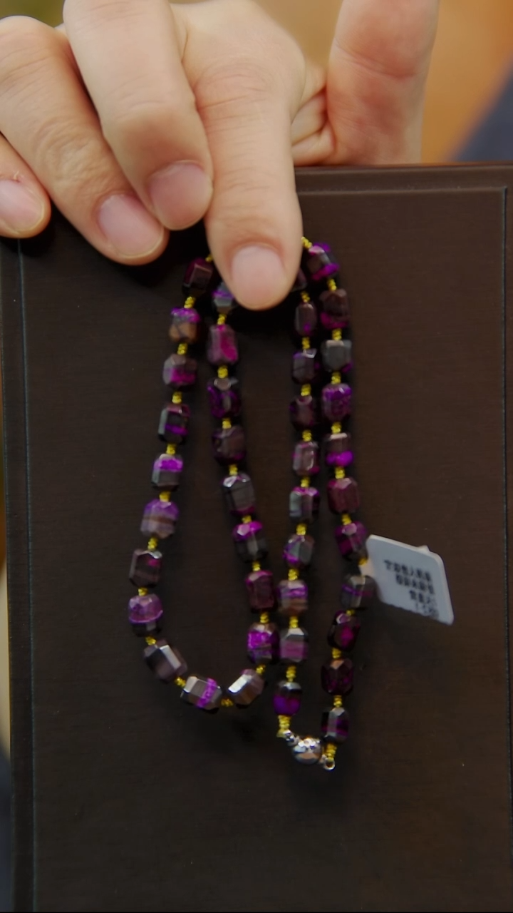 苏纪石（舒俱来）未镶嵌丝绒项链21号