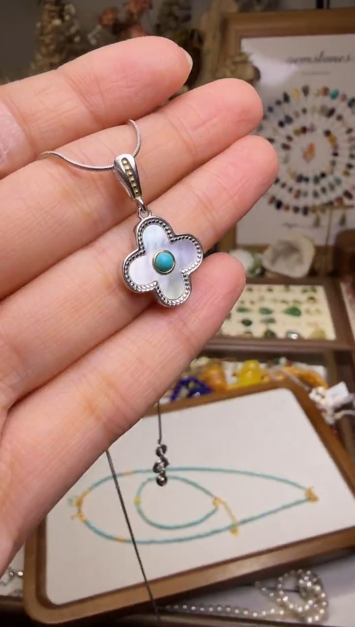 水晶摆件未镶嵌项链