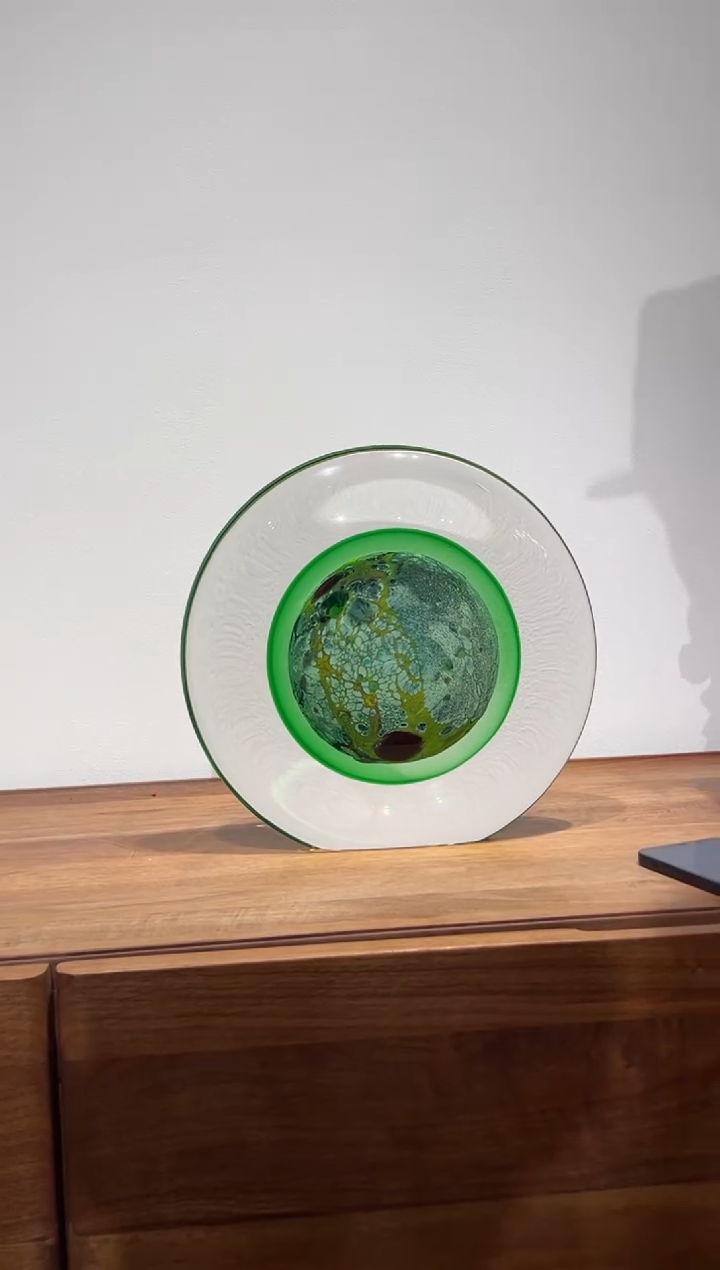 【闪购商品】茶宠A37行星水晶琉璃摆件不带底座