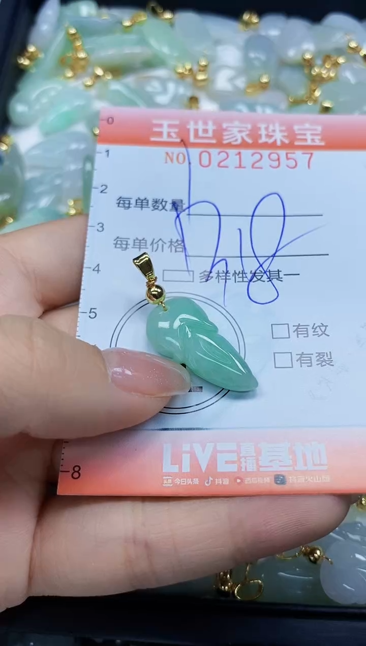 【闪购商品】翡翠未镶嵌颈饰闪购0212957