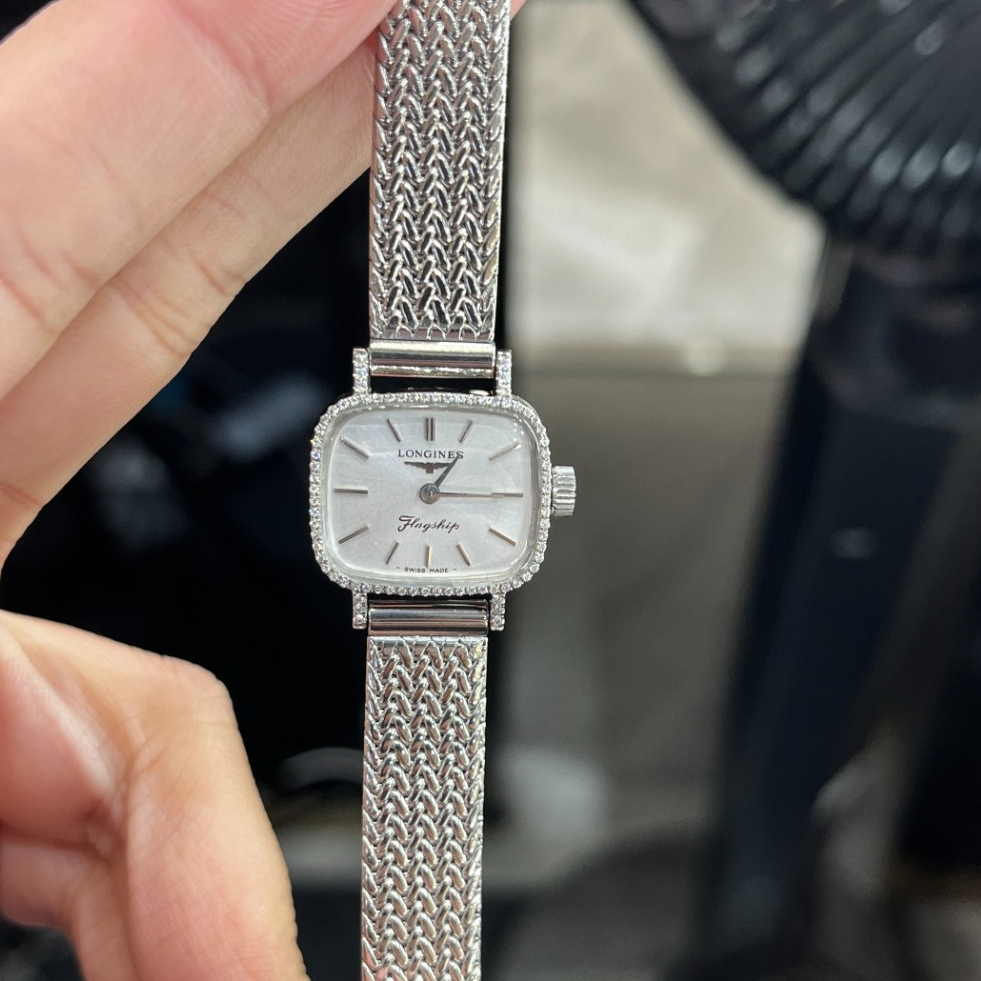 95新 Longines/浪琴 手动机械表后钻16*19mm/公价32999/w13352