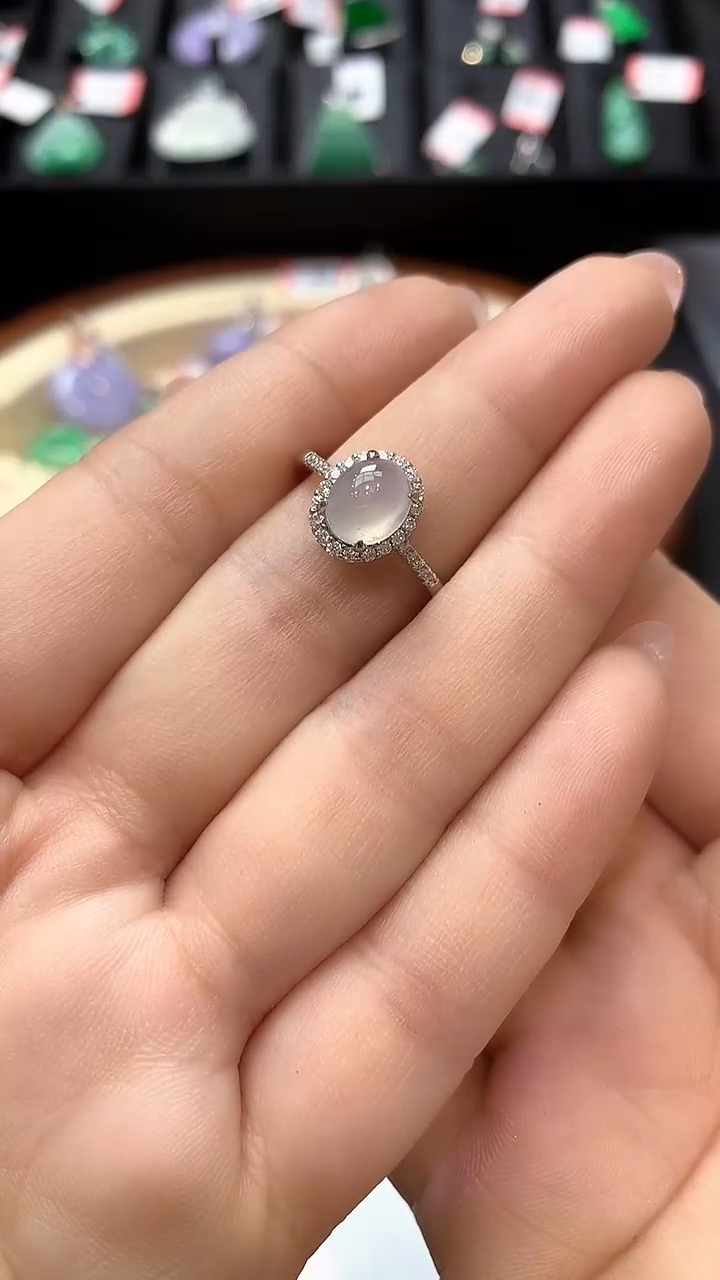 【闪购商品】翡翠戒指未镶嵌天然A货翡翠