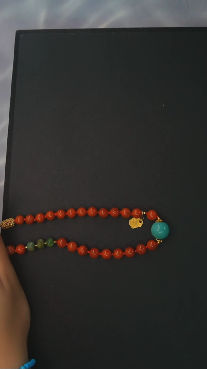 【闪购商品】绿松石项链银S925镶嵌发货一件