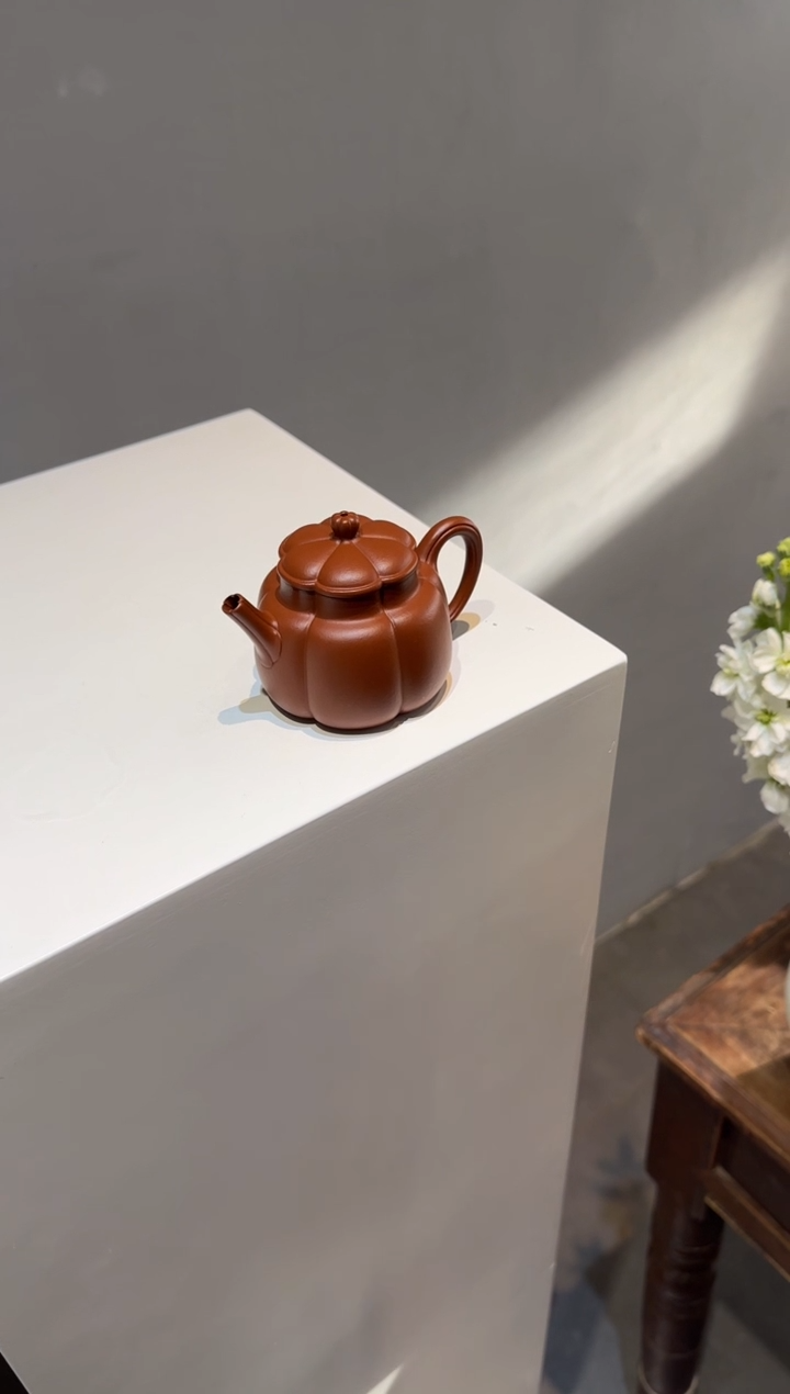 茶壶紫砂L****o繁花 朱泥