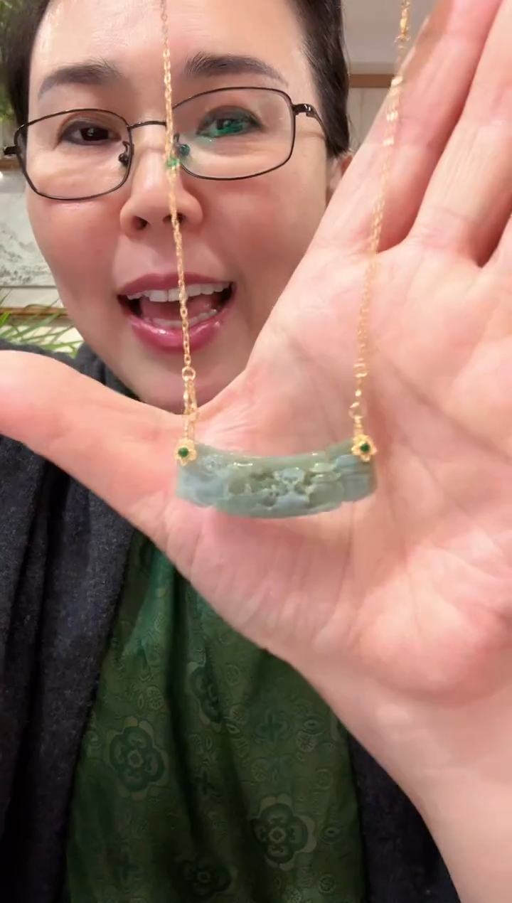 【闪购商品】翡翠颈饰未镶嵌国风