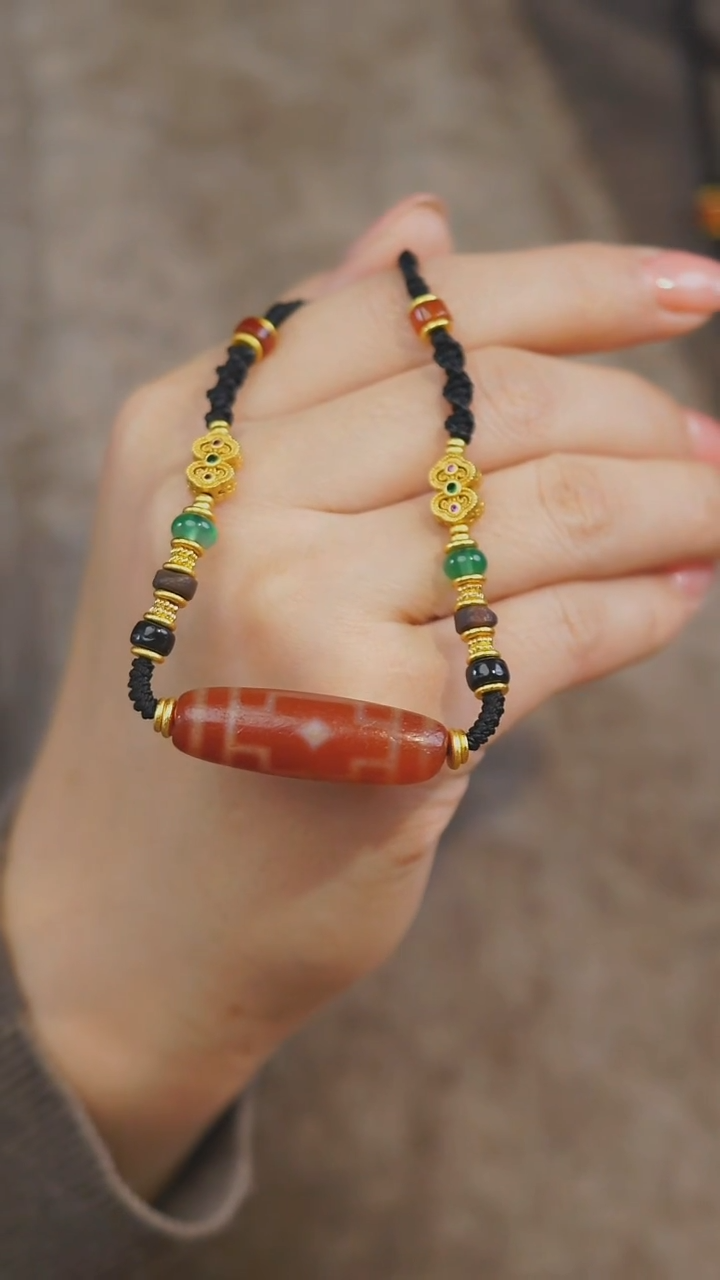 【闪购商品】玛瑙/玉髓项链未镶嵌多样性发其一