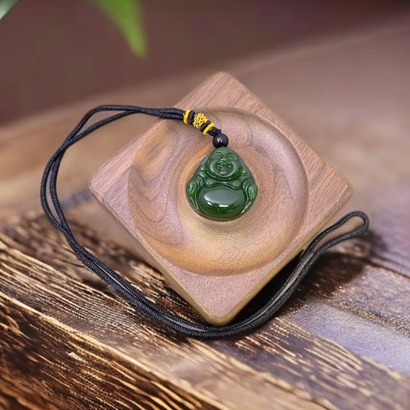 【思涵珠宝】 菠菜绿小佛公