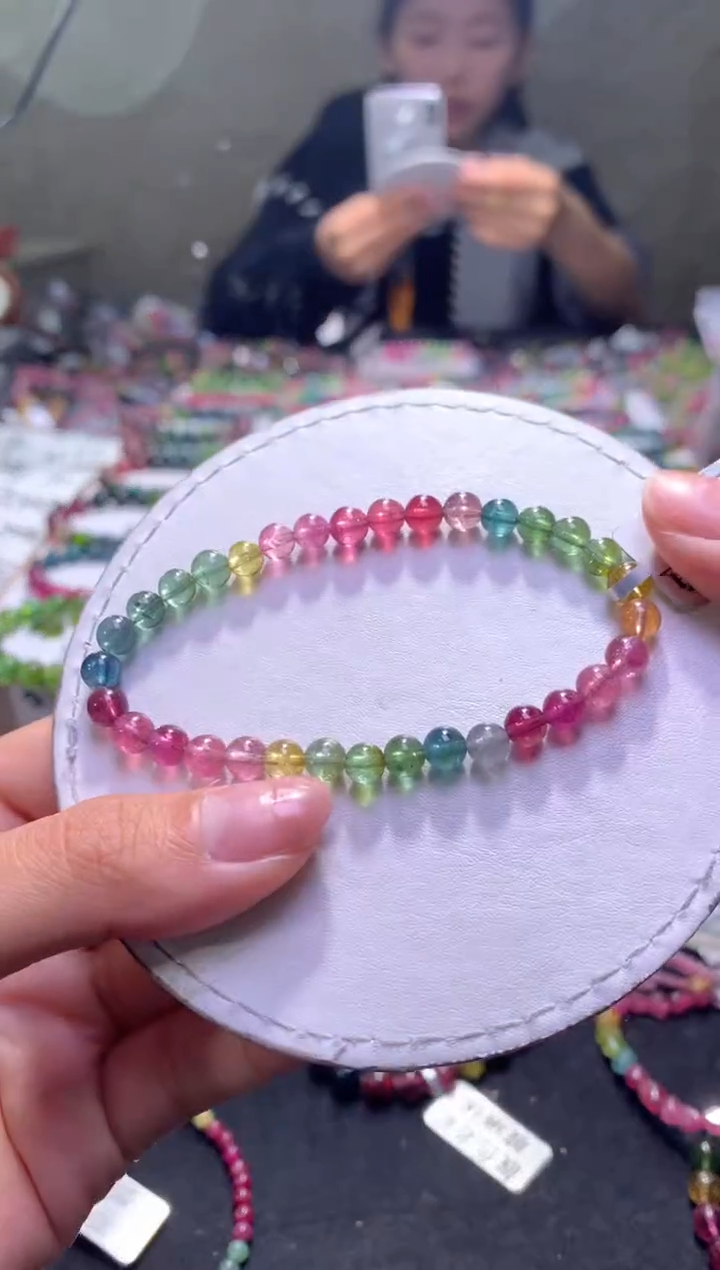 未镶嵌手串碧玺A115【天然碧玺】