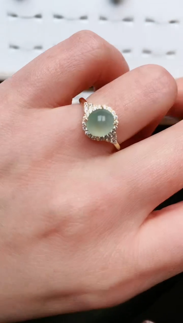 【闪购商品】翡翠戒指银S925镶嵌....