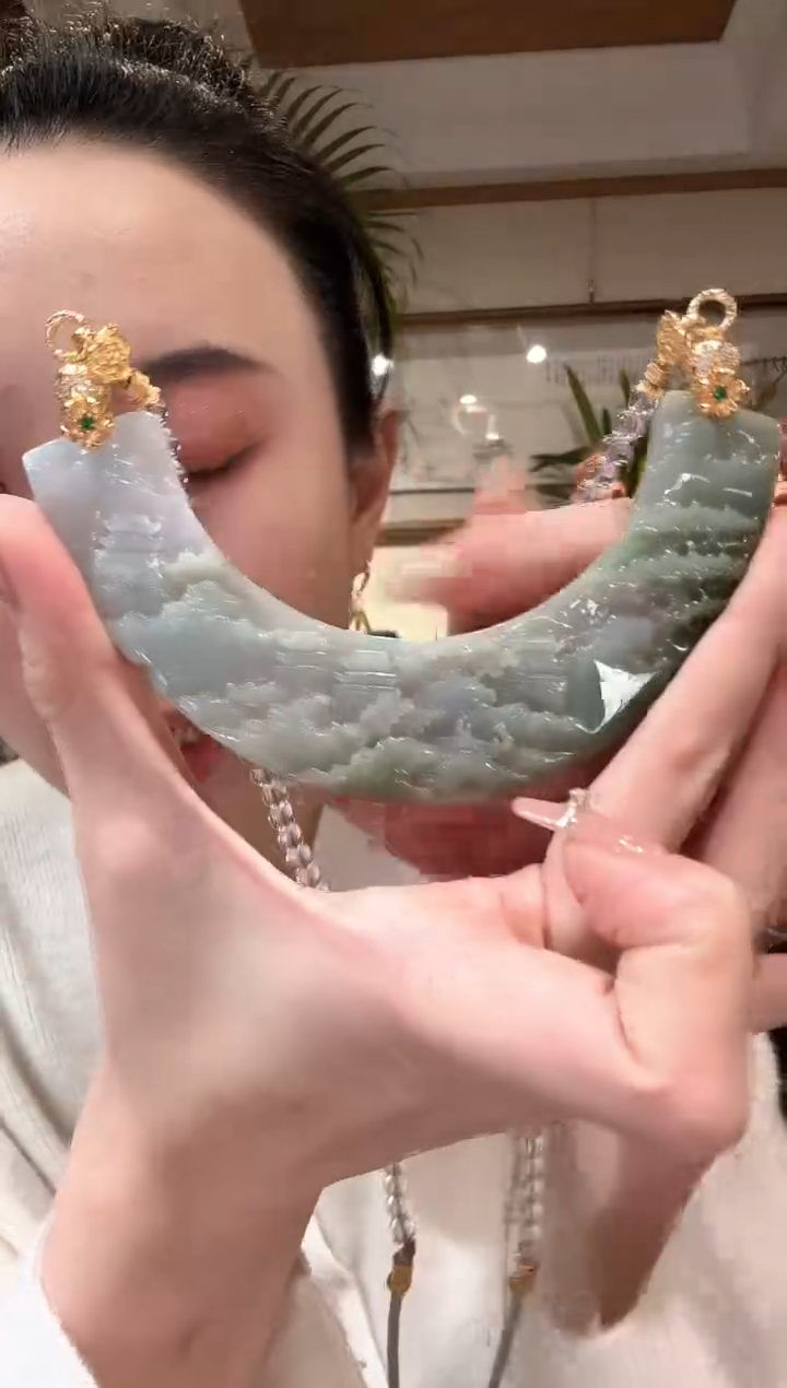 【闪购商品】翡翠颈饰未镶嵌国风