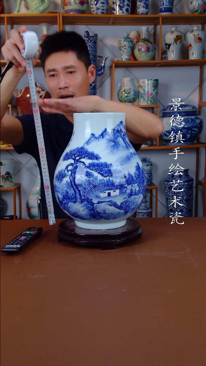 现代景德镇手工手绘陶瓷摆件29