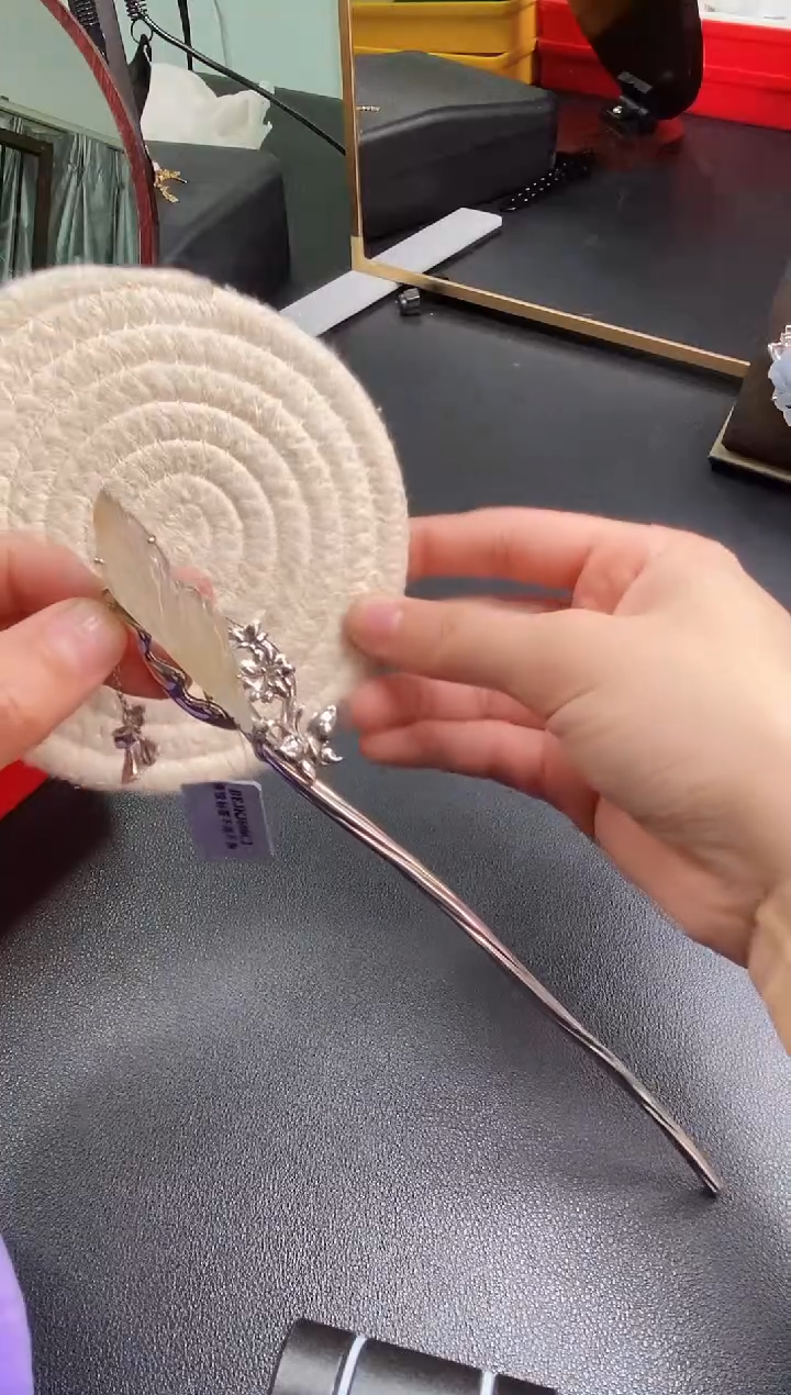 颈饰银S925镶嵌翡翠12705