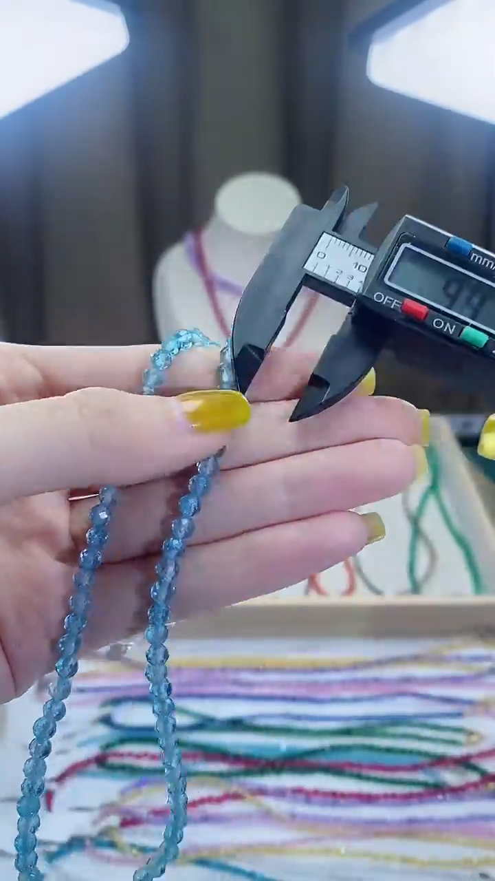 【闪购商品】海蓝宝石项链银S925镶嵌诗宁甄选珠宝SYZB37