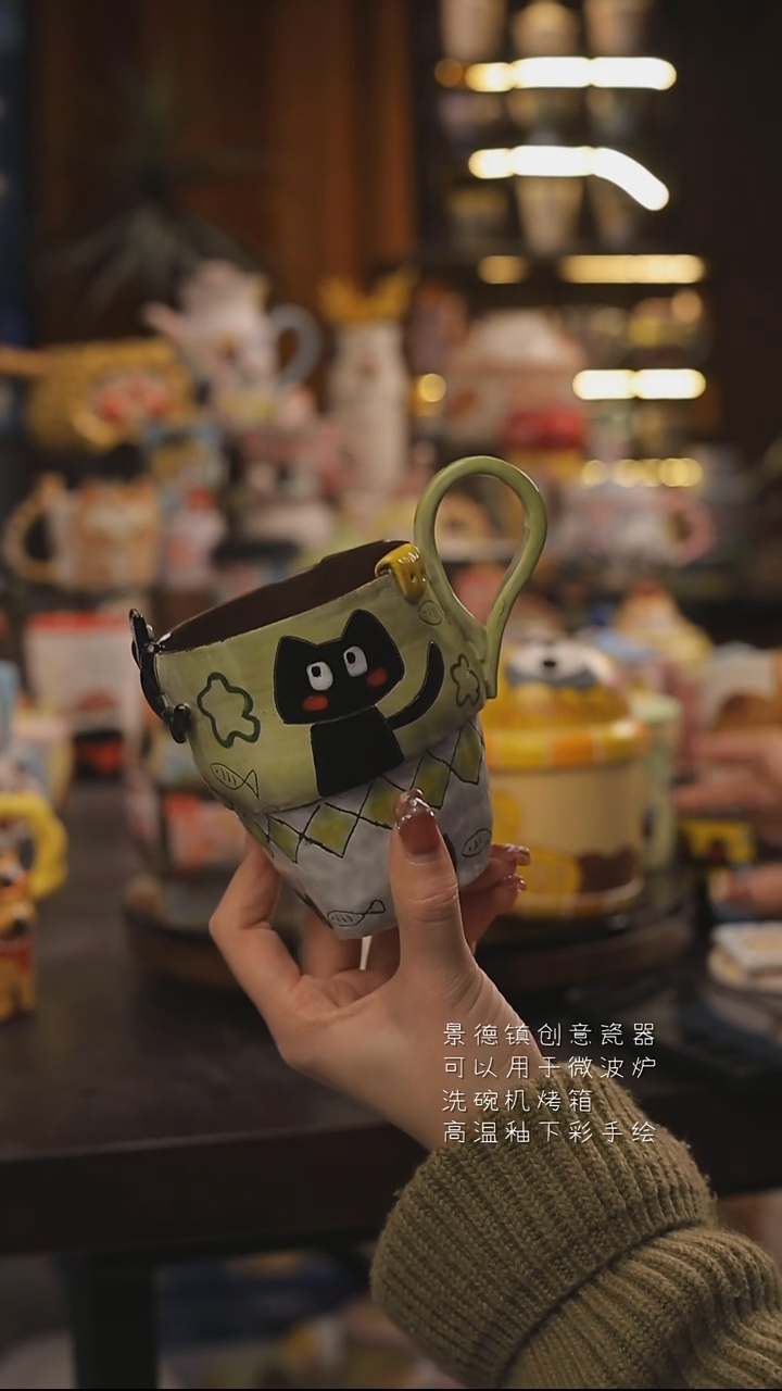 景德镇釉下彩绘设计师款式陶瓷