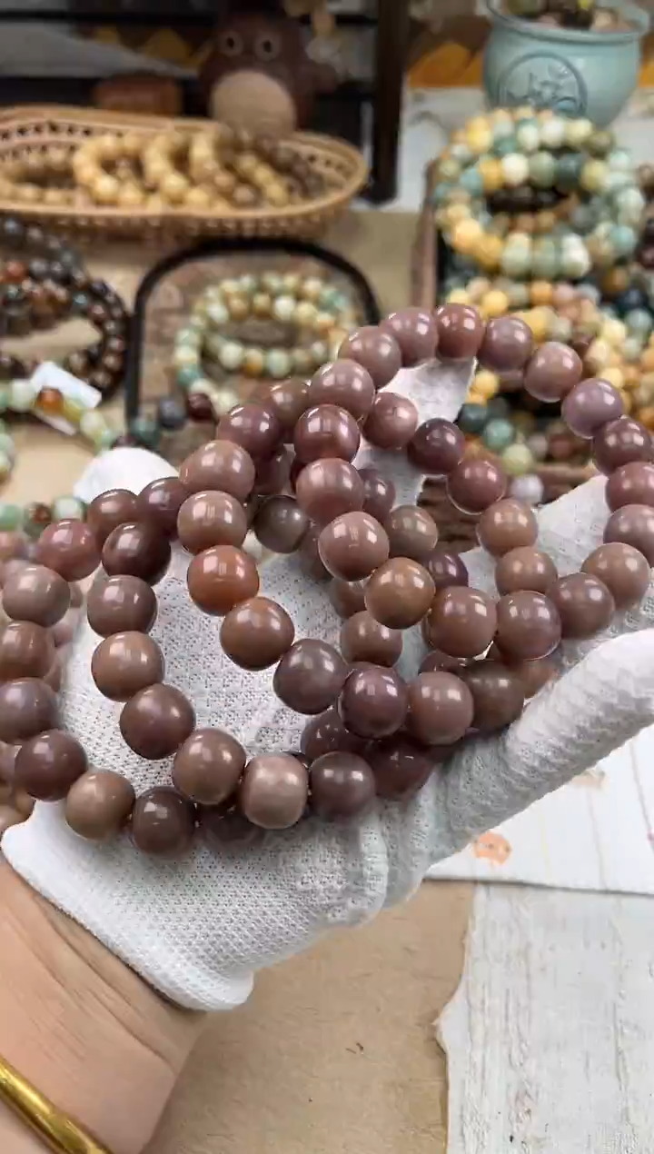 手串菩提根/象牙果a509卡15 干磨玫瑰微瑕