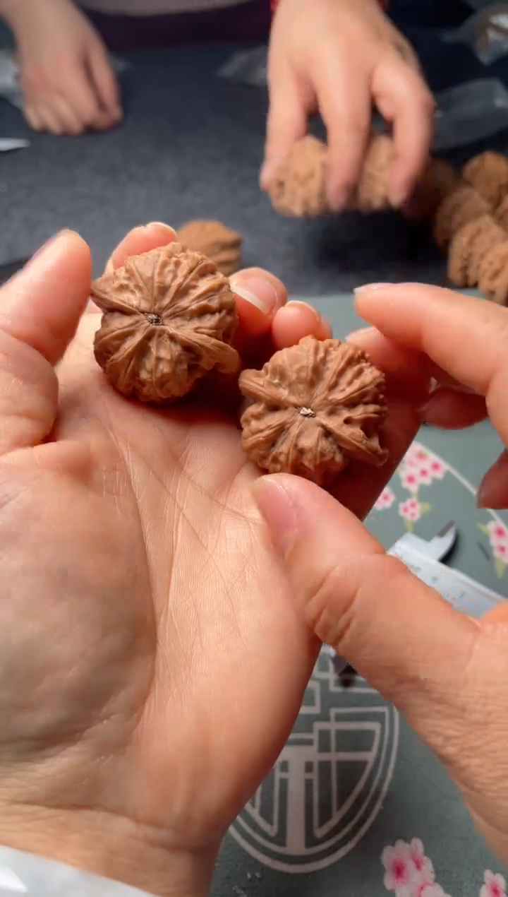 把件文玩核桃w316 战斧38尺