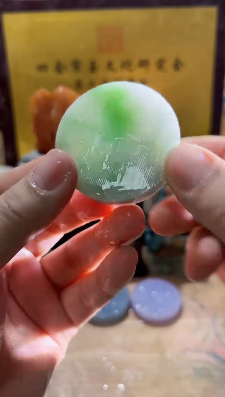 未镶嵌挂件翡翠A货常星7359