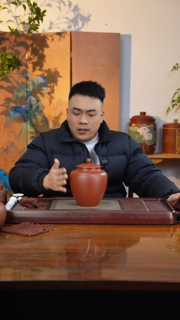 宜兴原矿紫砂茶叶罐