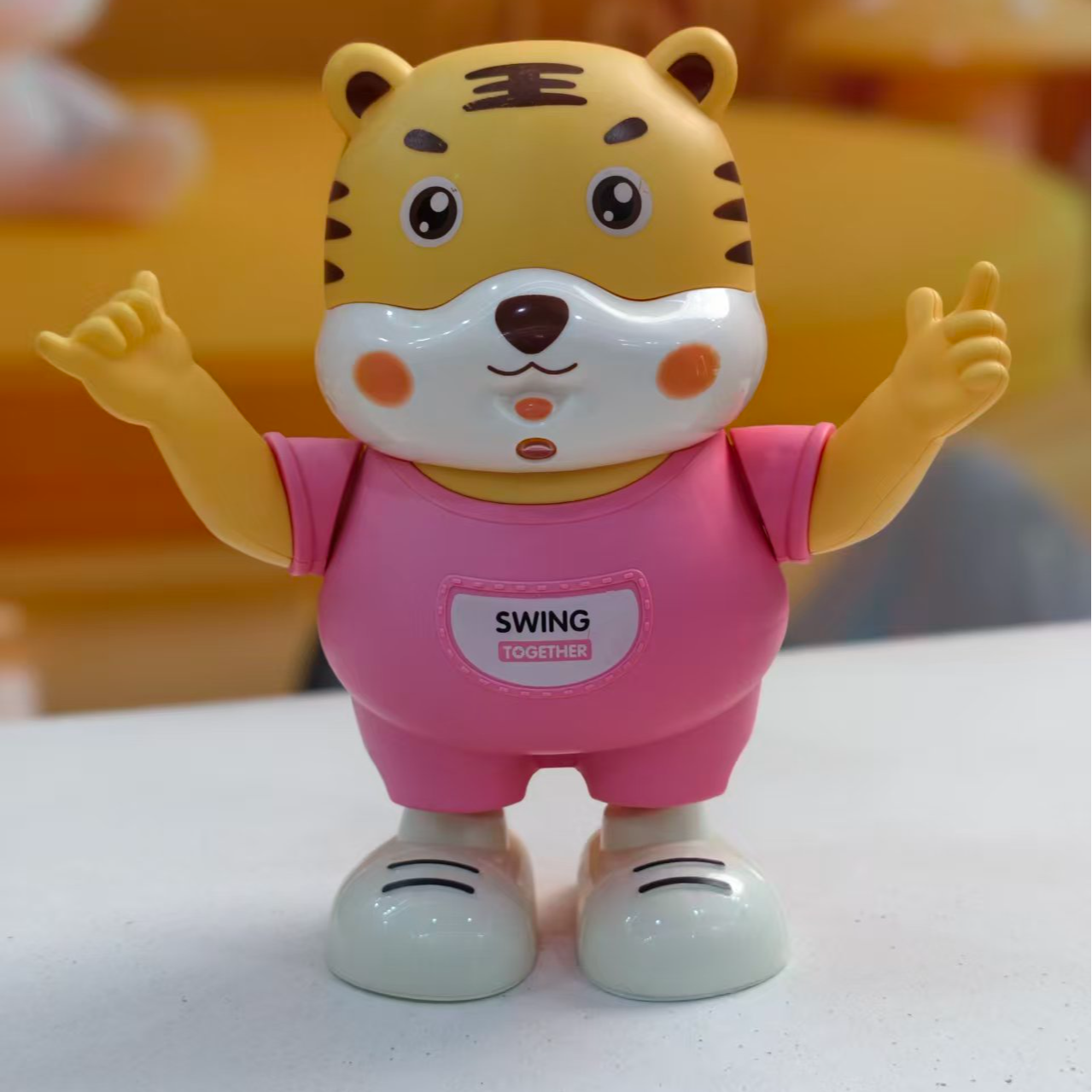 电动小老虎玩具可充电能唱歌跳舞适合宝宝的早教智能玩具