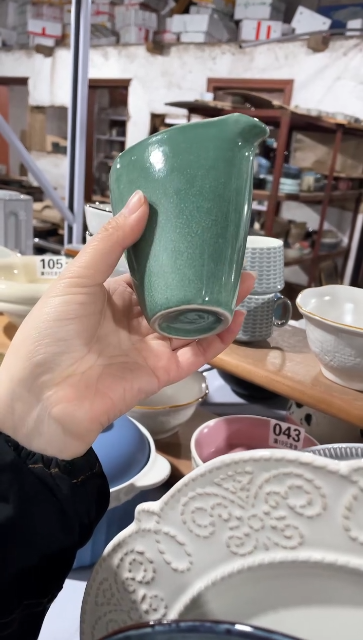 【闪购商品】碗微瑕（1件套）绿色引流杯