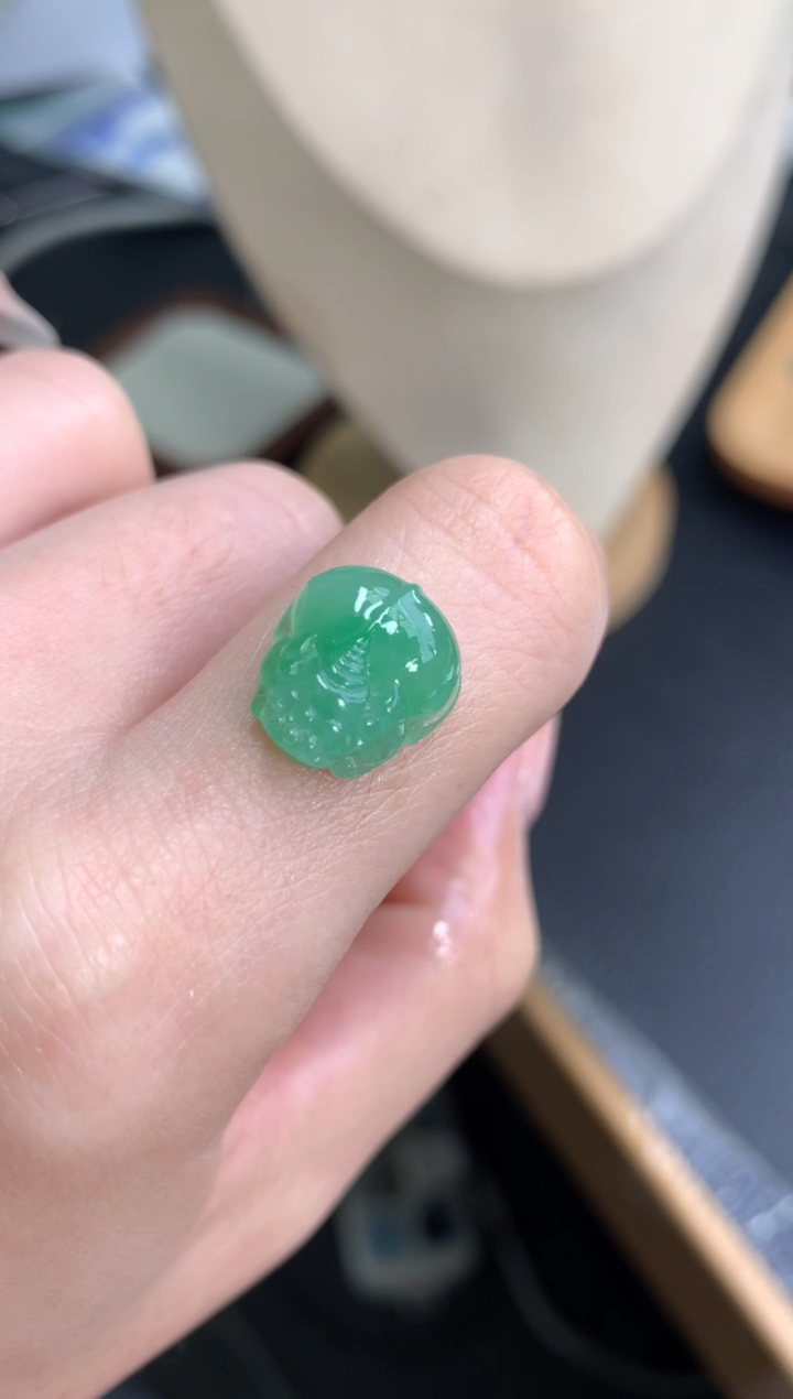 未镶嵌定制翡翠貔貅