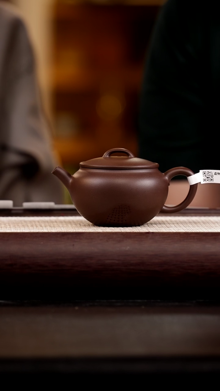 茶杯紫砂季畅园  紫泥  虚怀