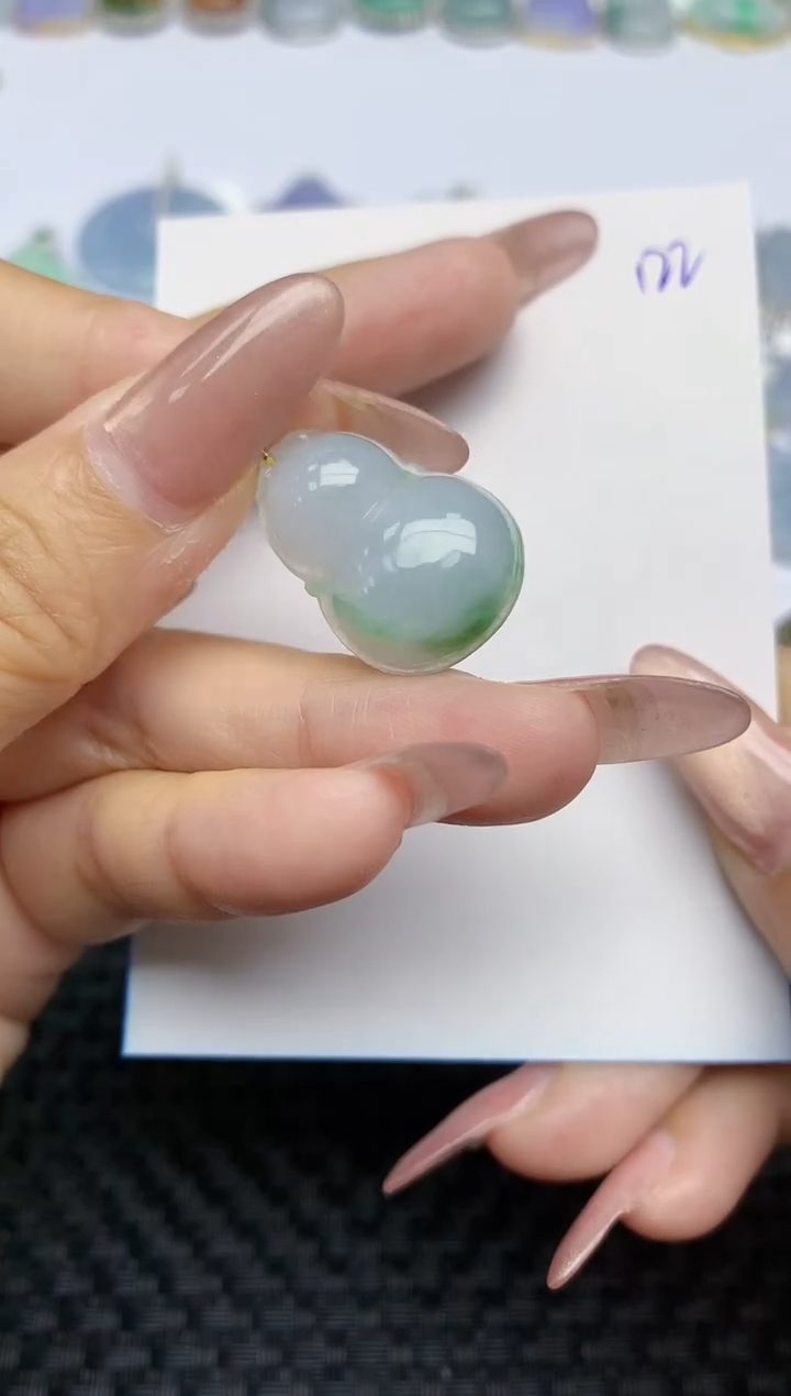 【闪购商品】翡翠颈饰18K金镶嵌天然A货翡翠 122