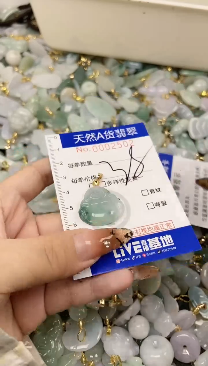 【闪购商品】翡翠颈饰未镶嵌天然A货翡翠