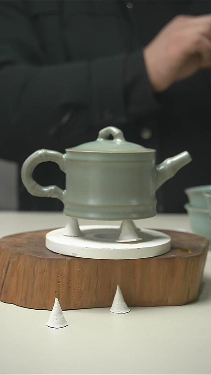 【闪购商品】君子汝瓷（福利）竹节壶21