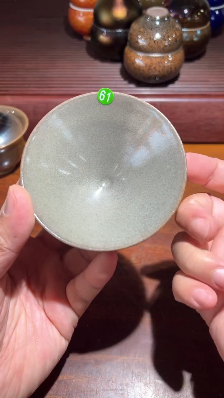 【闪购商品】茶盏61龙窑柴烧主人杯。。