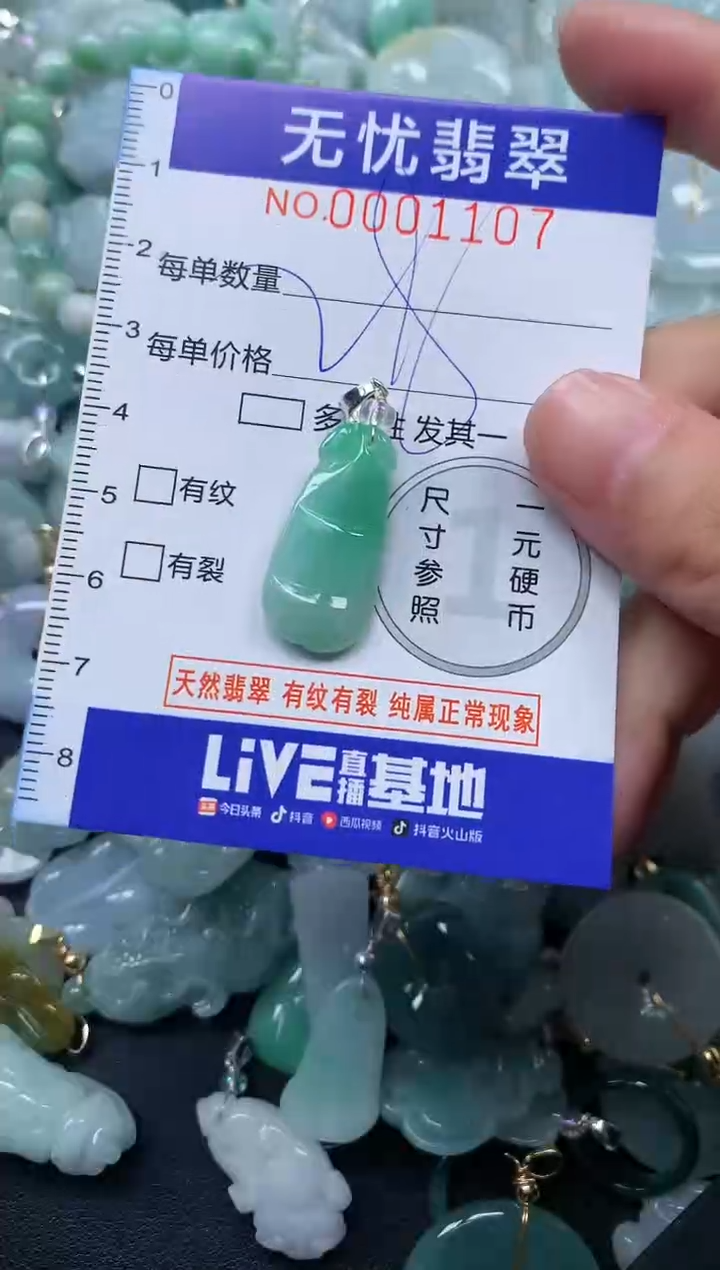 颈饰未镶嵌翡翠1107