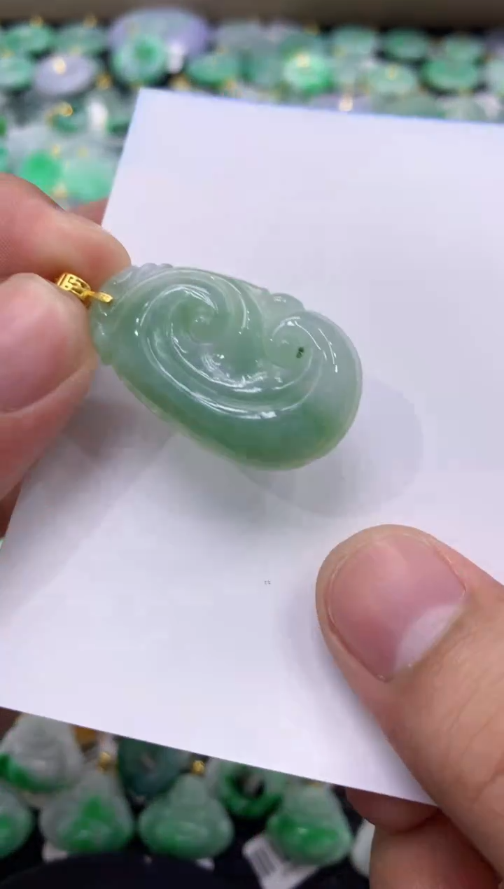 颈饰未镶嵌翡翠天然缅甸翡翠a货