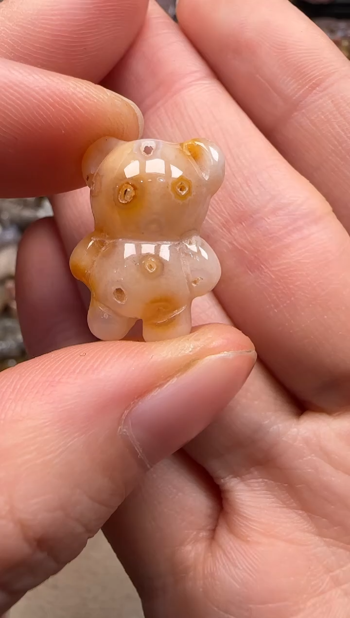 【闪购商品】硅化珊瑚（珊瑚玉）颈饰未镶嵌077