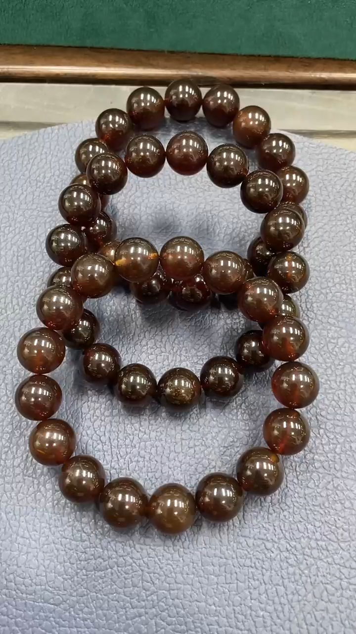 未镶嵌琥珀裸石天然黑加仑紫罗兰卡19手串假一赔十倍多样性发其一