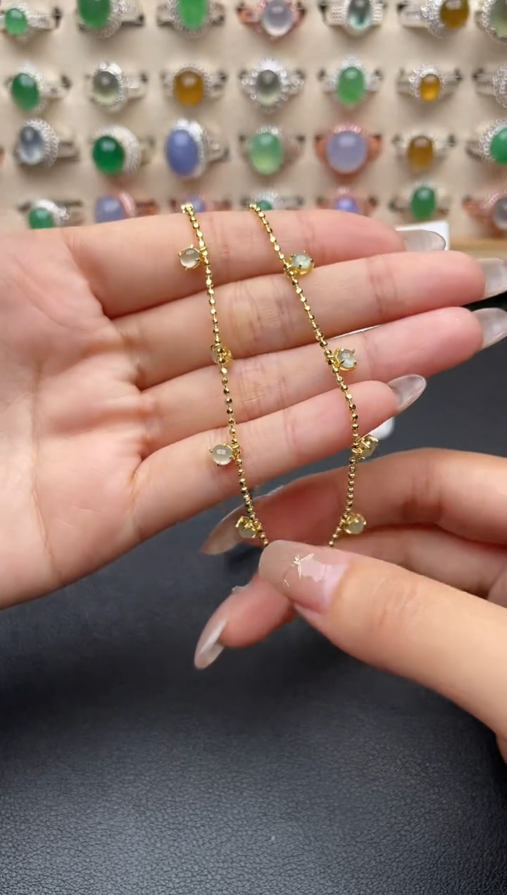 【闪购商品】翡翠银S925镶嵌戒指一物一证一礼盒