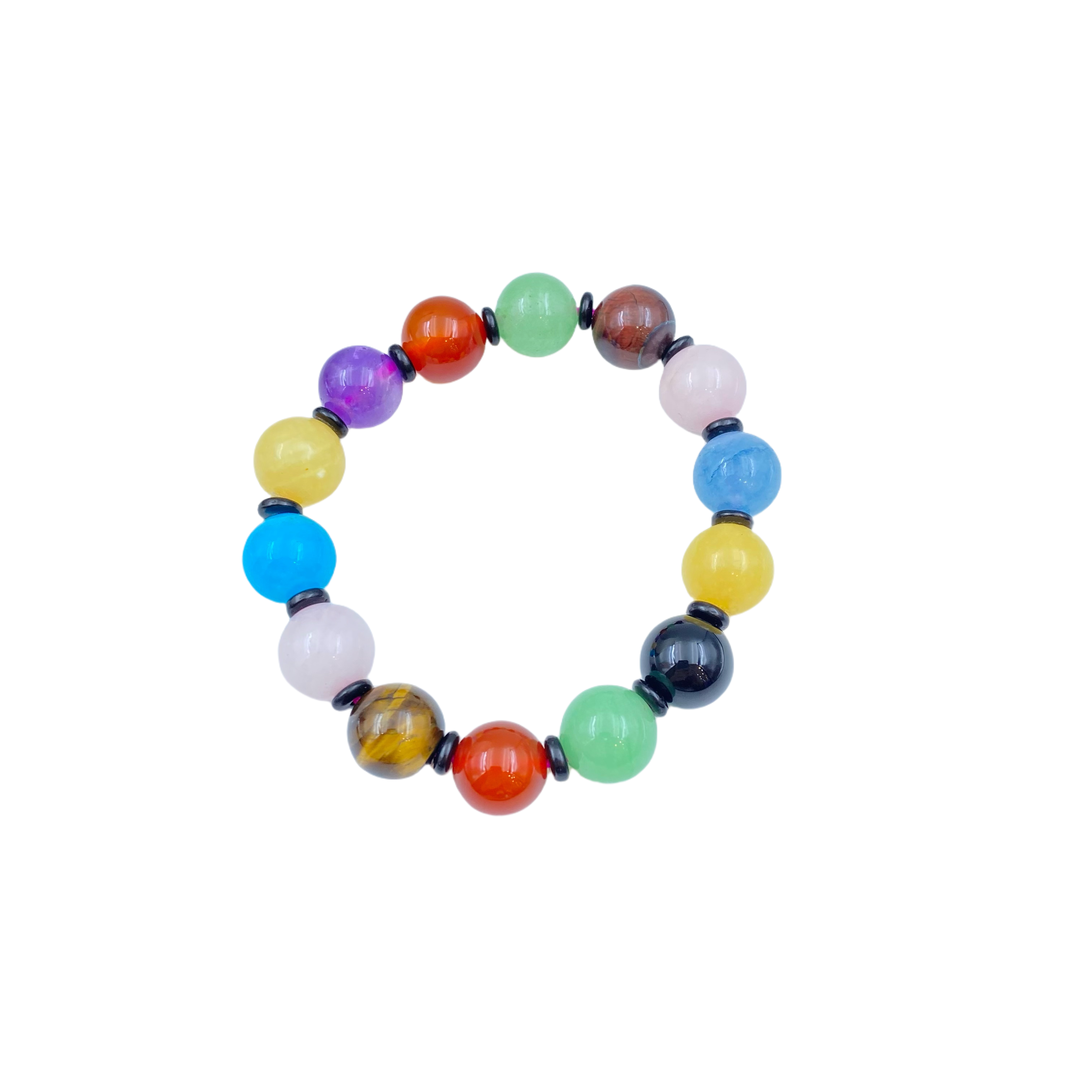 玛瑙七彩意境手链S1260X