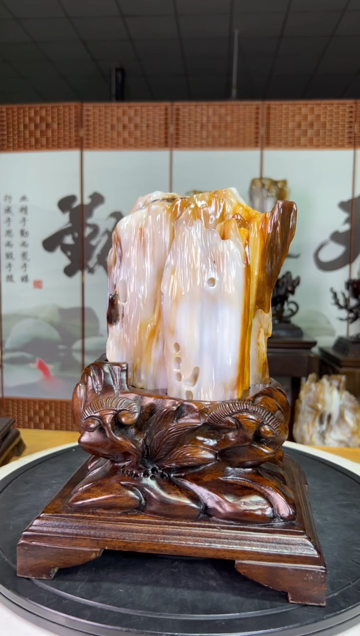 未镶嵌珠宝奇石硅化玉8