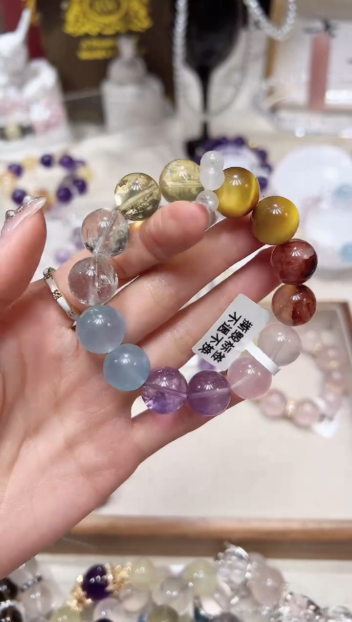 【闪购商品】水晶手链未镶嵌多样性发货发其一颜色微差【拍两单】
