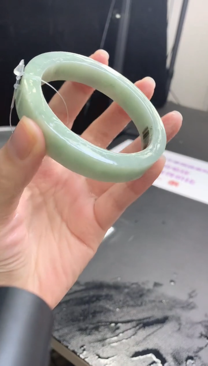 【闪购商品】定制翡翠手镯未镶嵌21  61-62正