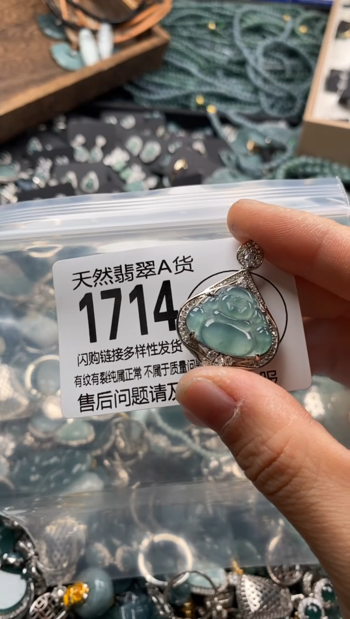 【闪购商品】翡翠颈饰未镶嵌翡翠1714