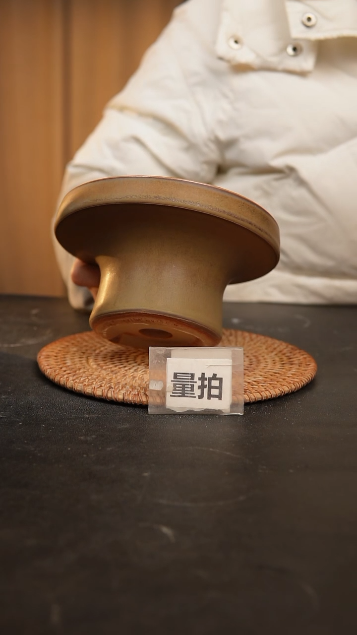 【闪购商品】瓷片泥泥手工花盆口15高9