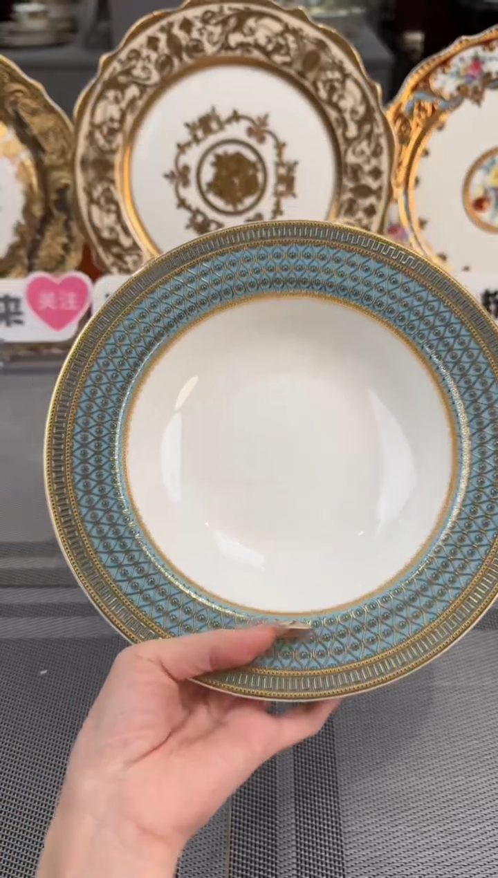 【闪购商品】瓷片8.5草帽盘福利款微瑕